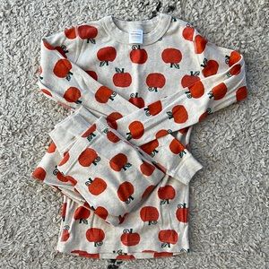 Hanna Anderson Pumpkin Long sleeve and pant PJs